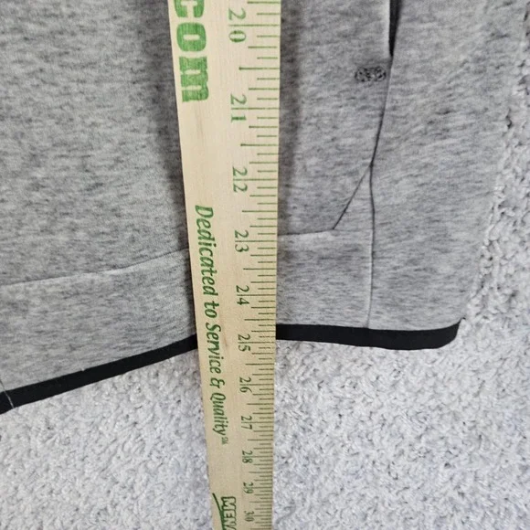 Nike Tech Fleece Hoodie Mens Small Grey Full Double Zip Sweatshirt DD4688-010 - Picture 6 of 16